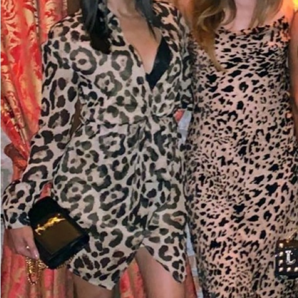 Leopard print dress